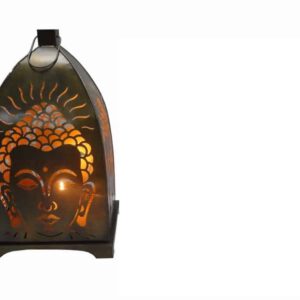 Metalen Boeddha Lantaarn - Middel