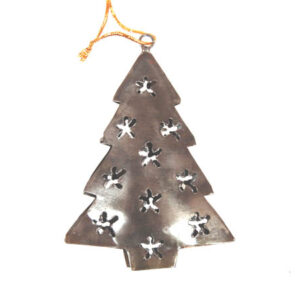 Metalen Kerstdecoratie Kerstboom (15 x 7