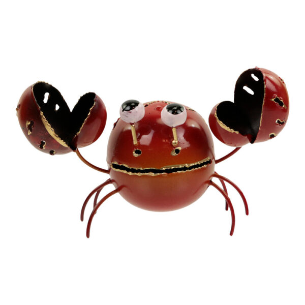 Metalen Krab Rood (14 x 10 cm)