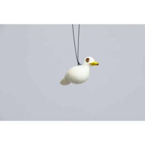 Metalen Witte Pekin Eend (Hangend)