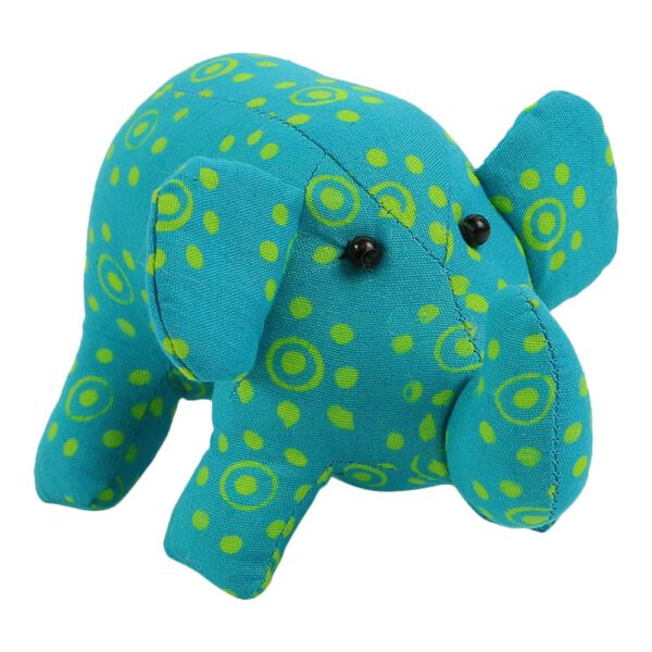 Mini Stoffen Olifant Turquoise