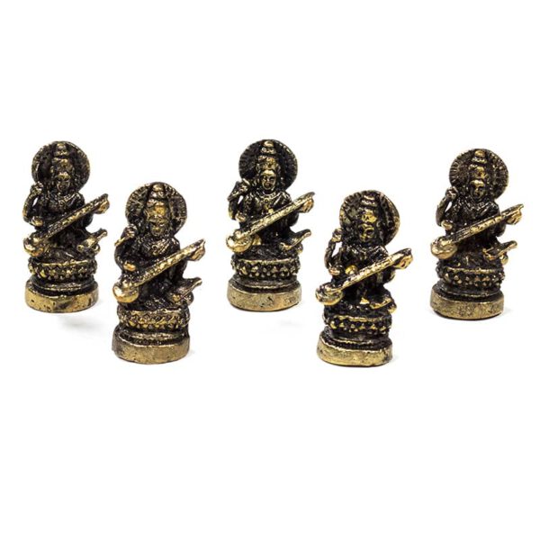 Minibeeldje Saraswati (3 cm)