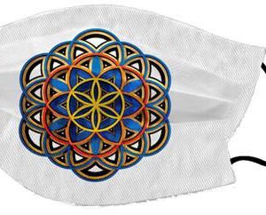 Mondkapje/Yogi Masker Flower of Life