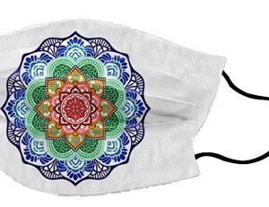 Mondkapje/Yogi Masker Mandala Lotus