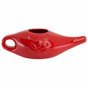 Neti Pot Keramiek - Rood - 250 ml