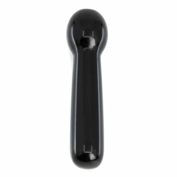 Obsidiaan Yoni Stick Bol - 10 cm