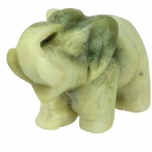 Olifant van Edelsteen donkere Jade