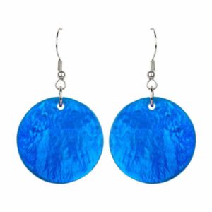 Oorhangers Capiz Schelpen Blauw