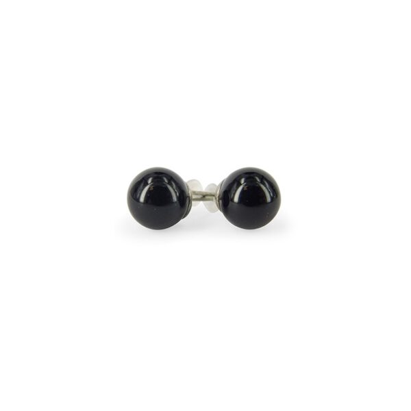 Oorstekers Onyx Bol (8 mm)