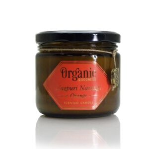 Organic Goodness Geurkaars in Glas Narangi Sinaasappel - Soja Was (200