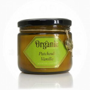 Organic Goodness Geurkaars in Glas Patchouli & Vanille - Soja Was (200