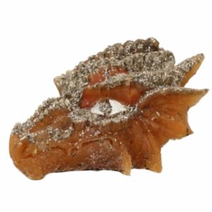 Orgonite Draken Schedel Geel-Oranje