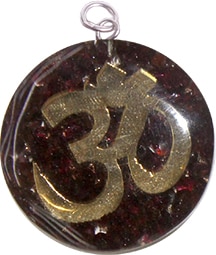 Orgonite Hanger OHM Rond Granaat