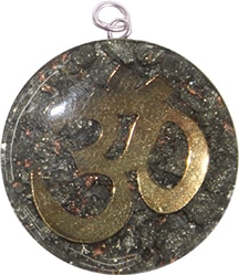 Orgonite Hanger OHM Rond Pyriet