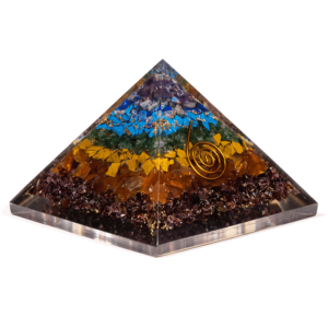 Orgonite Piramide 7 Chakra&apos;s (60 mm)