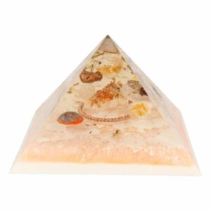 Orgonite Piramide Bariet Vanadeniet met Tensorring