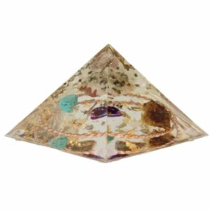 Orgonite Piramide Howliet/ Kopal/ Epidoot/ Woestijnroos