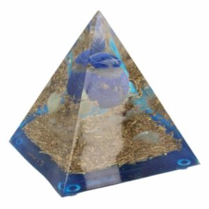 Orgonite Piramide met Lapis Lazuli en Merkabah