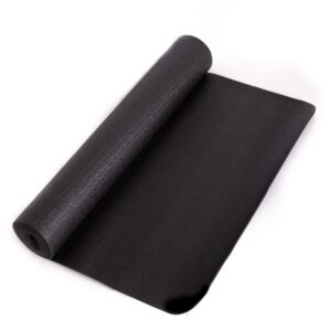 PVC Yogamat Zwart 4 mm - 183 x 61 cm