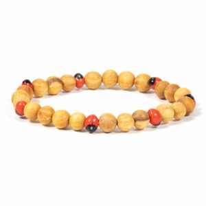 Palo Santo Armband met Huayruro Kralen