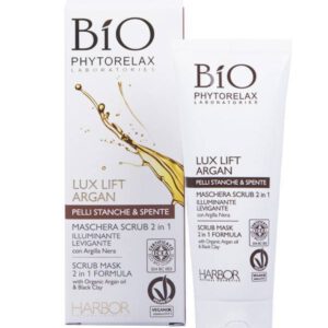 Phytorelax Bio Lux Lift Argan  Illuminating Scrub Mask 2 In 1 (75 ml)