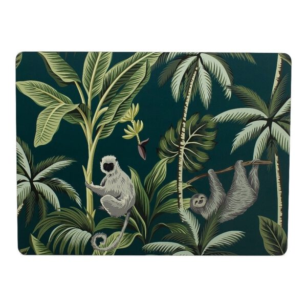 Placemats Jungle Petrol (Set van 4)