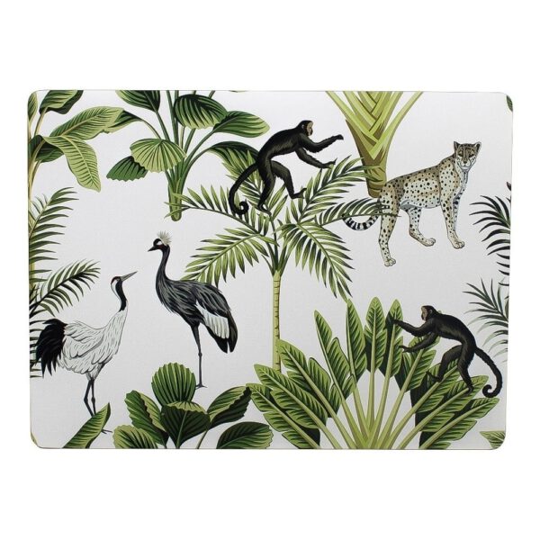 Placemats Jungle Wit (Set van 4)