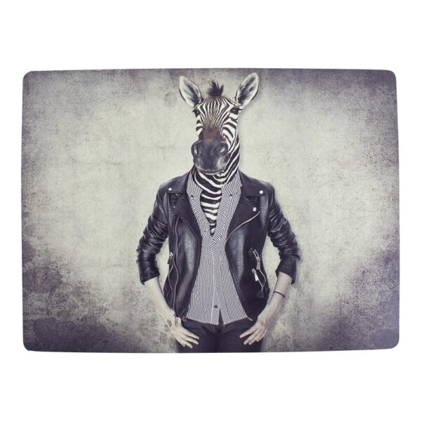 Placemats Mrs. Zebra (Set van 4)