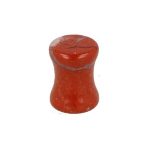 Plug Oorpiercing Jaspis Rood (8 mm)