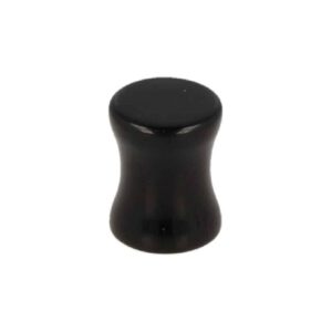 Plug Oorpiercing Obsidiaan Zwart (8 mm)