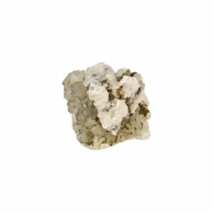 Pyriet Op Calciet/Bergkristal (Model 1)
