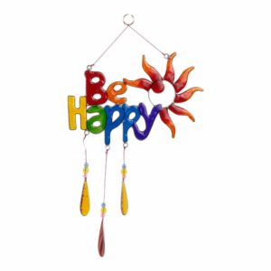 Raamdecoratie "Be Happy"