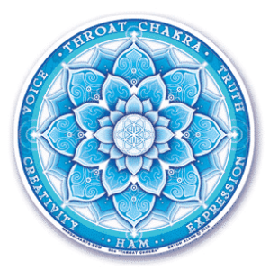 Raamsticker 5e chakra