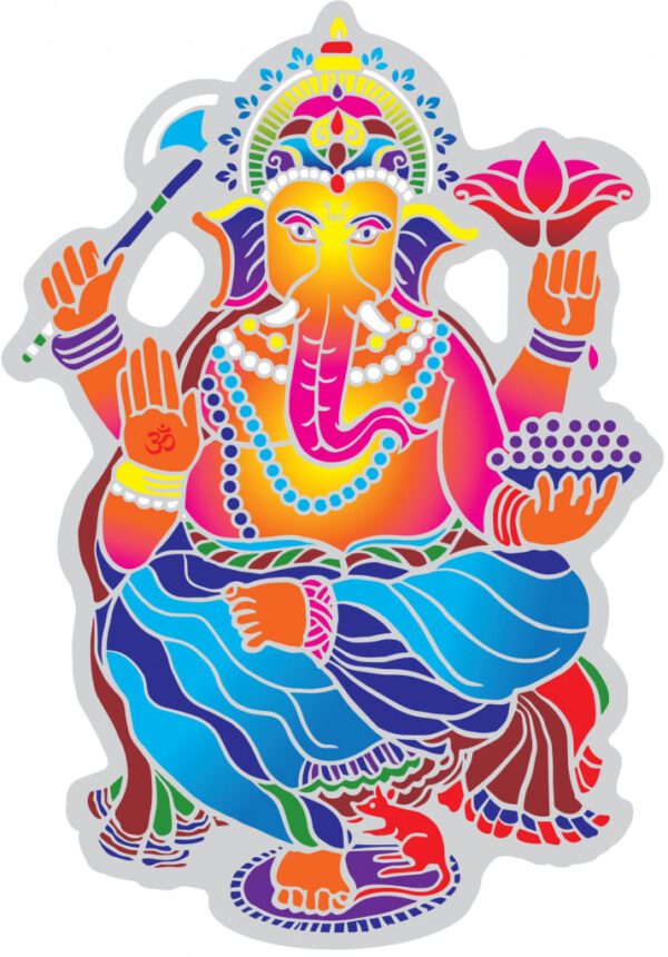 Raamsticker Dansende Ganesha