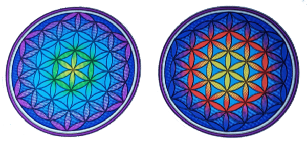 Raamsticker Flower of Life Mandala