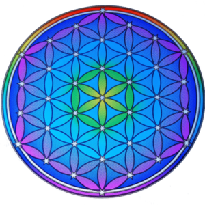 Raamsticker Flower of Life New