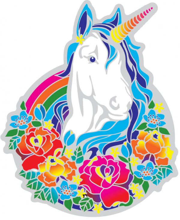 Raamsticker Magic Unicorn