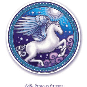 Raamsticker Pegasus