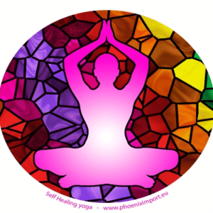 Raamsticker Self Healing Yoga