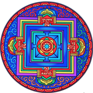 Raamsticker Vajra Mandala