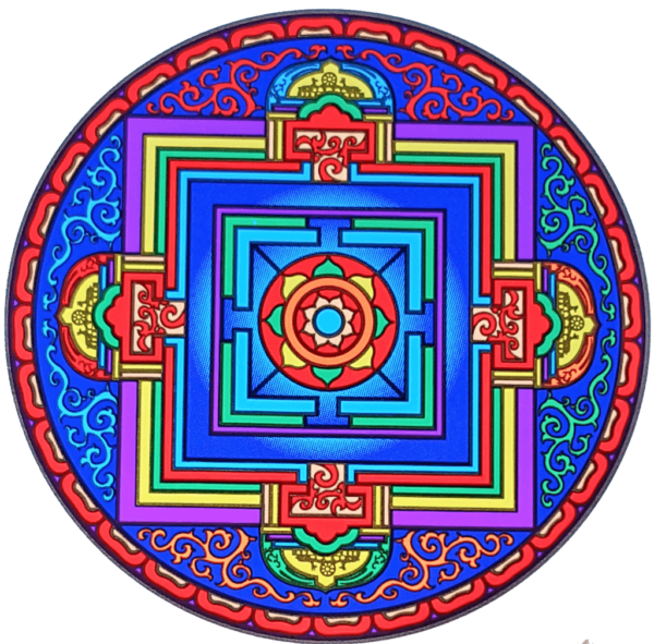 Raamsticker Vajra Mandala