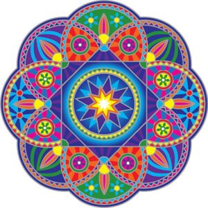 Raamsticker Zonnestraal Mandala