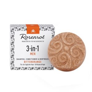 Rosenrot Solid Shampoo Mannen 3-in-1 Sinaasappel - 60 gram