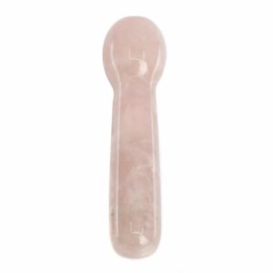 Rozenkwarts Yoni Stick Bol - 10 cm