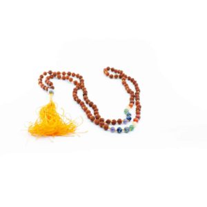 Rudraksha Chakra Edelstenen Buddha Mala - 108 kralen