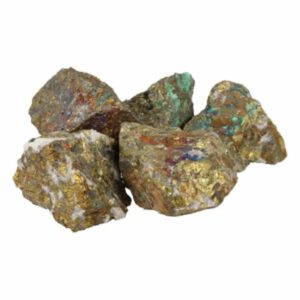 Ruwe Chalcopyriet Edelsteen Brokjes 3-6 cm (1 kg)