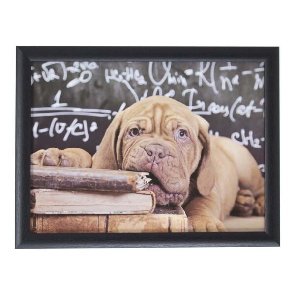 Schootkussen - Laptray - Hond Bord Humor (43 x 33 cm)