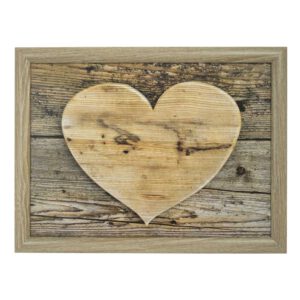 Schootkussen - Laptray - Houten Hart (43 x 33 cm)