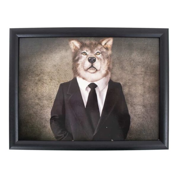 Schootkussen - Laptray - Mr. Wolf (43 x 33 cm)