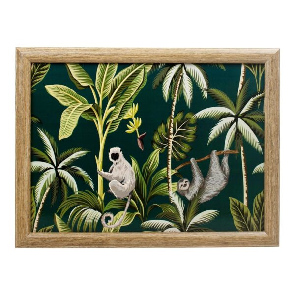 Schootkussen – Laptray – Jungle Petrol (43 x 33 cm)